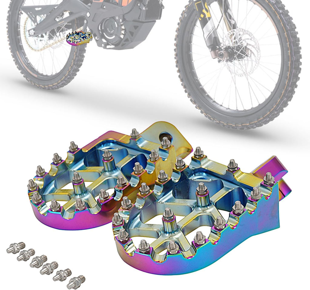 Different color Pegs for Surron Sur Ron LBX ERide Pro SS 2.0 3.0 E-Ride Pro SR/S 79Bike Falcon GT Ventus One Black