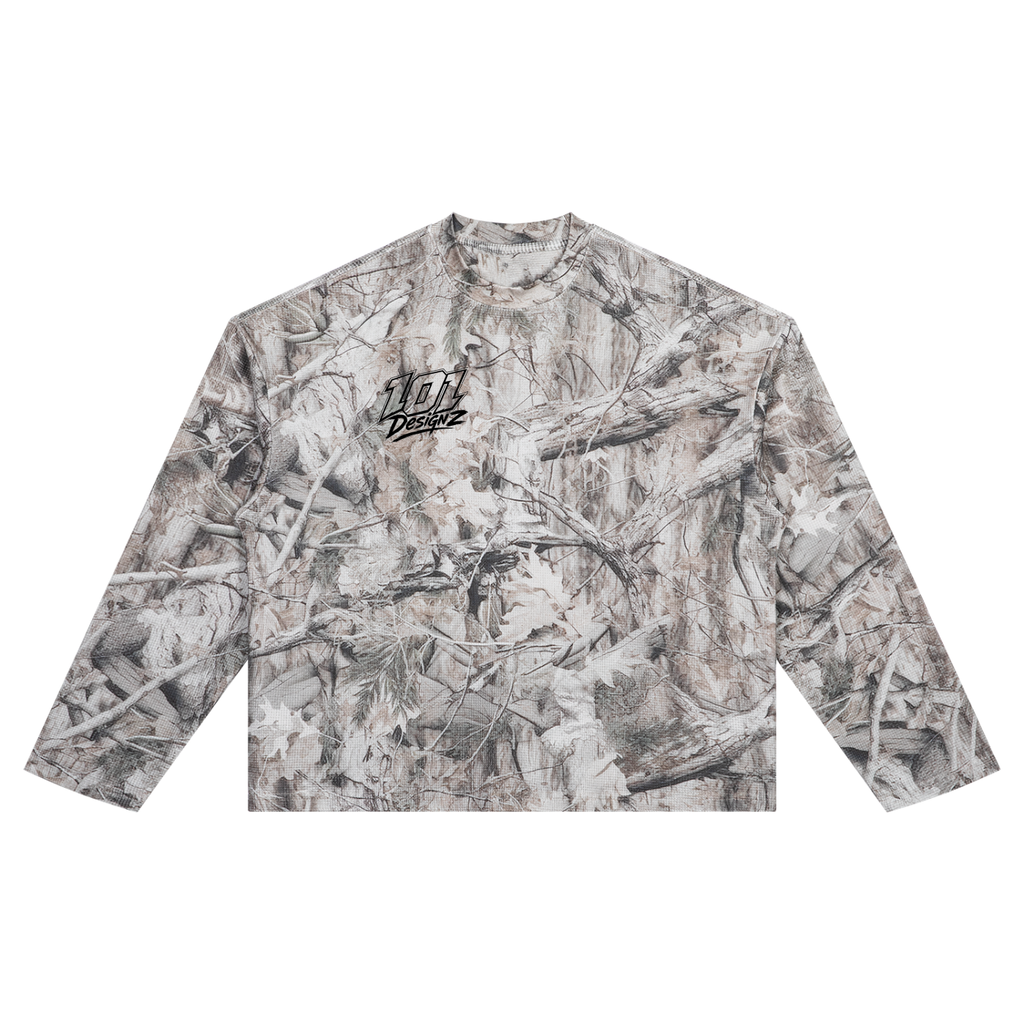 Unisex Tree Camo Waffle T-Shirt