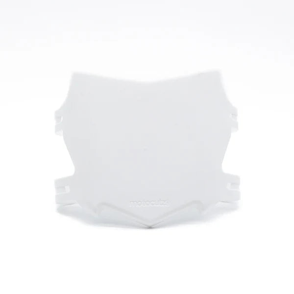 OG MOTOCUTZ X TG BUILT FRONT NUMBER PLATE WHITE